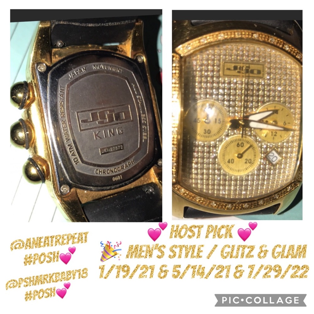 JoJo King *32 Yellow gold and diamond watch with 3 bands 💕